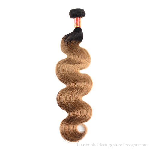 9A Hair Weft Top Quality 1B/27 Body Wave Wet and Wavy Brazilian Curly Hair Bundles